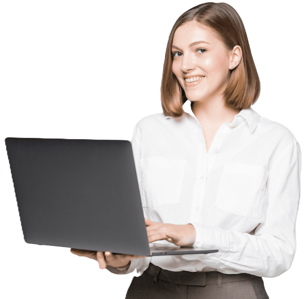 Businesswoman With Laptop